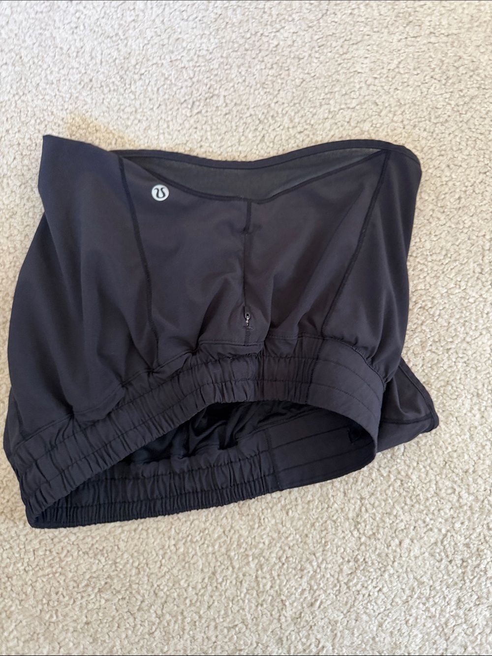lululemon athletica Women's high Black Athletic Shorts size 6 - Picture 5 of 6